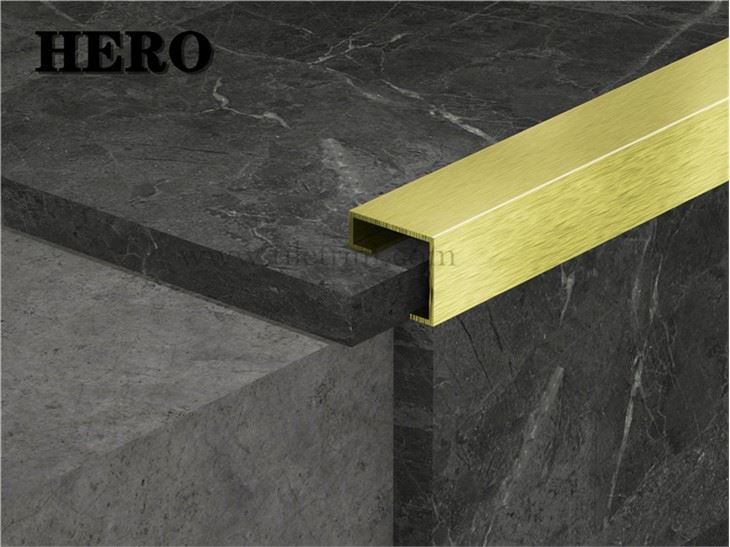 Different Height Brass Transition Strip