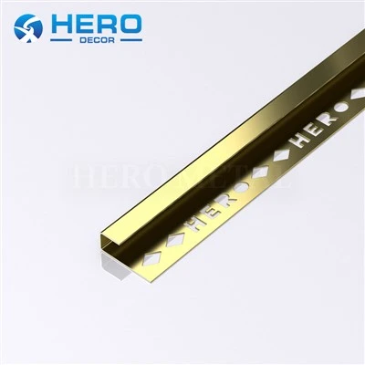 10mm Stainless Steel C Shape Tile Edge Trim
