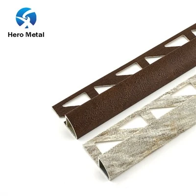 Aluminium keramiske kvart runde fliser