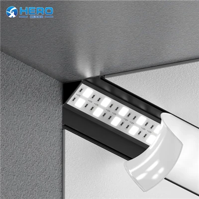 Innfelt flis internt hjørne Led-profil for Led Strip