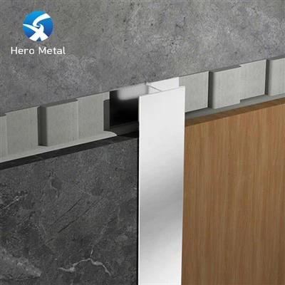 Overgang Trim Strip i rustfritt stål